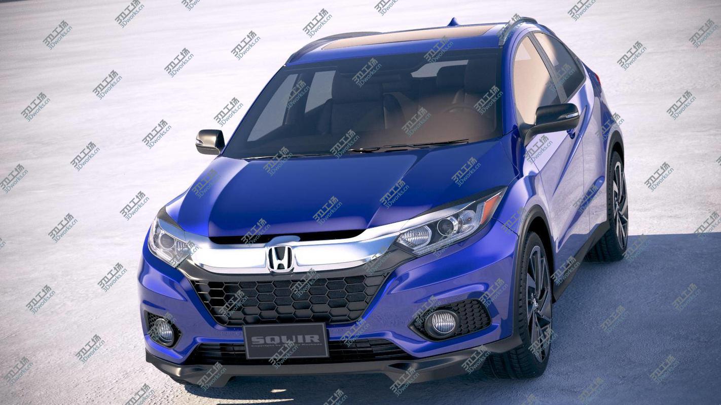 images/goods_img/2021040235/Honda HR-V 2018 US 3D model/3.jpg